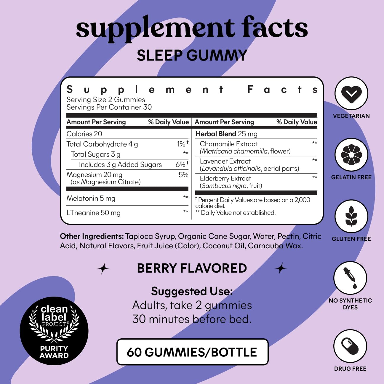 Lemme Sleep & Glow Bundle - Sleep Gummies, a Drug-Free Nighttime Aid & Glow Biotin & Collagen Hair Gummies for Strong, Thick Hair & Reduced Shedding - Gluten/Gelatin Free, Non-GMO - 60 Ct. Each