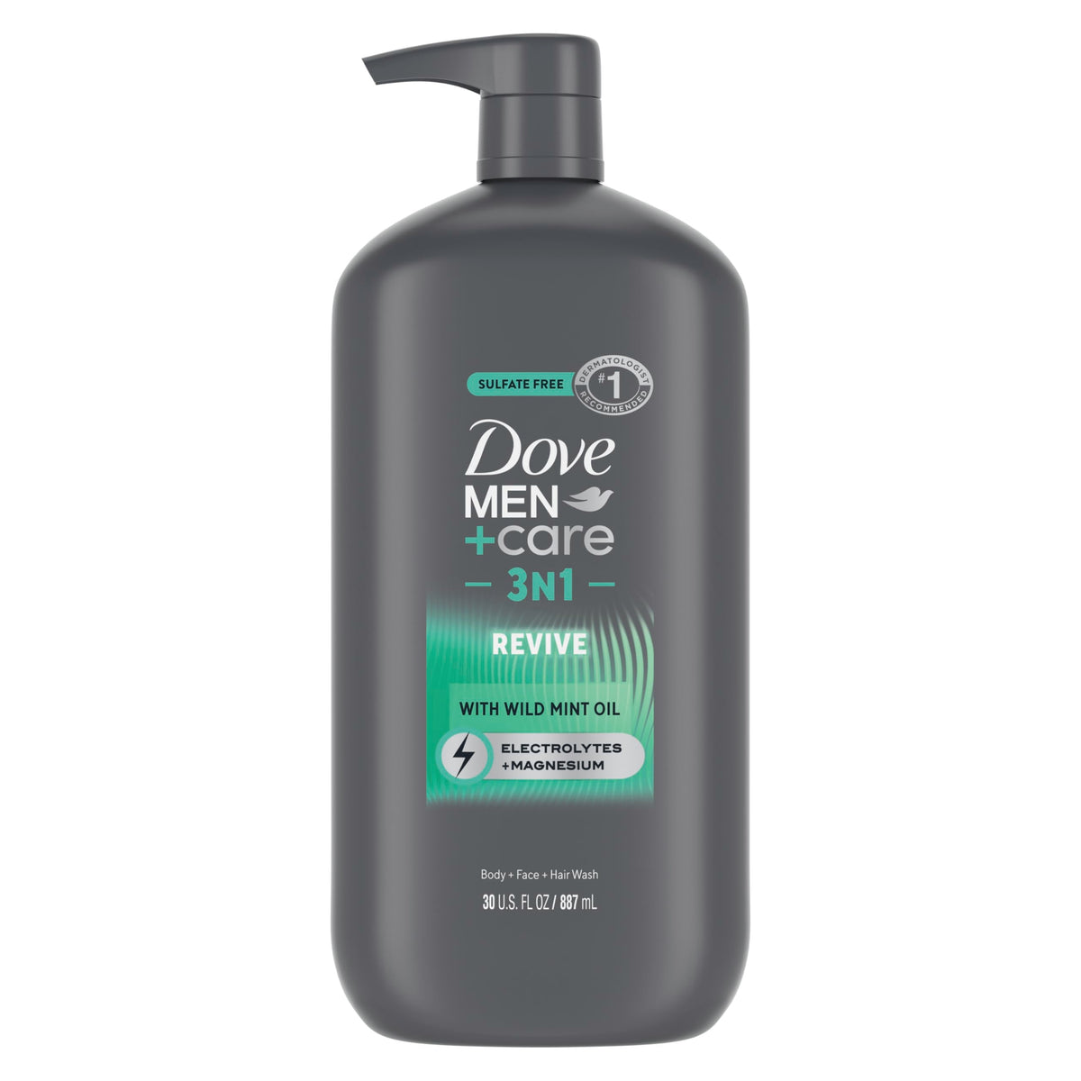 DOVE MEN + CARE Body & Face Wash Invigorating Revive 3N1 with 30 oz DOVE MEN + CARE
