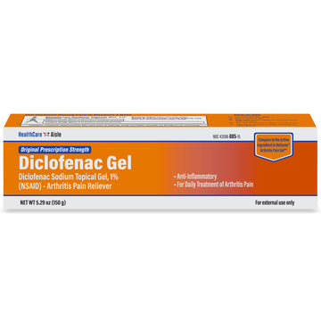 HealthCareAisle Diclofenac Gel, 1%, Arthritis Pain Relief - 150 g tube - Original Prescription Strength (NSAID) HealthCareAisle buy australia supplements