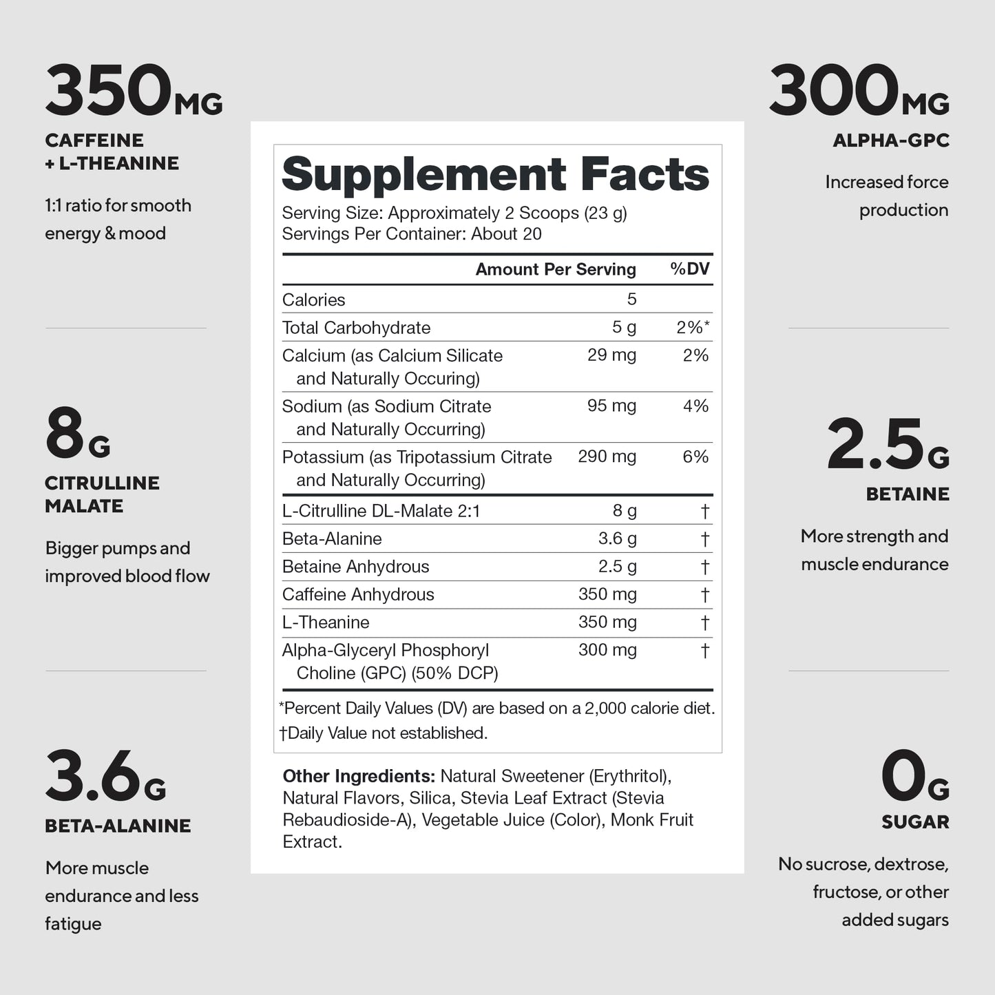 LEGION Pulse Pre Workout Supplement - All Natural Nitric Oxide Preworkout Drink to Boost Energy, Creatine Free, Naturally Sweetened, Beta Alanine, Citrulline, Alpha GPC (Fruit Punch)