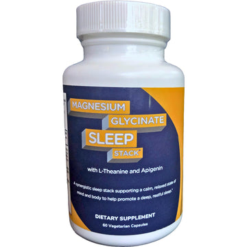 Shining Solace Magnesium Glycinate Sleep Stack with 200 mg L-Theanine, 50 mg Apigenin, 175 mg of Elemental Magnesium Glycinate | Sleep Support Magnesium Supplement | Made in USA Shining Solace buy australia supplements