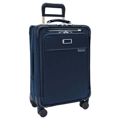 Briggs & Riley Essential 22" Carry On Expandable Spinner - Luggage for Travel, Suitcases with Wheels, Softside Rolling Bag for Men & Women, Self-Repairing Zipper - Baseline Collection, Black Gsupps Australia