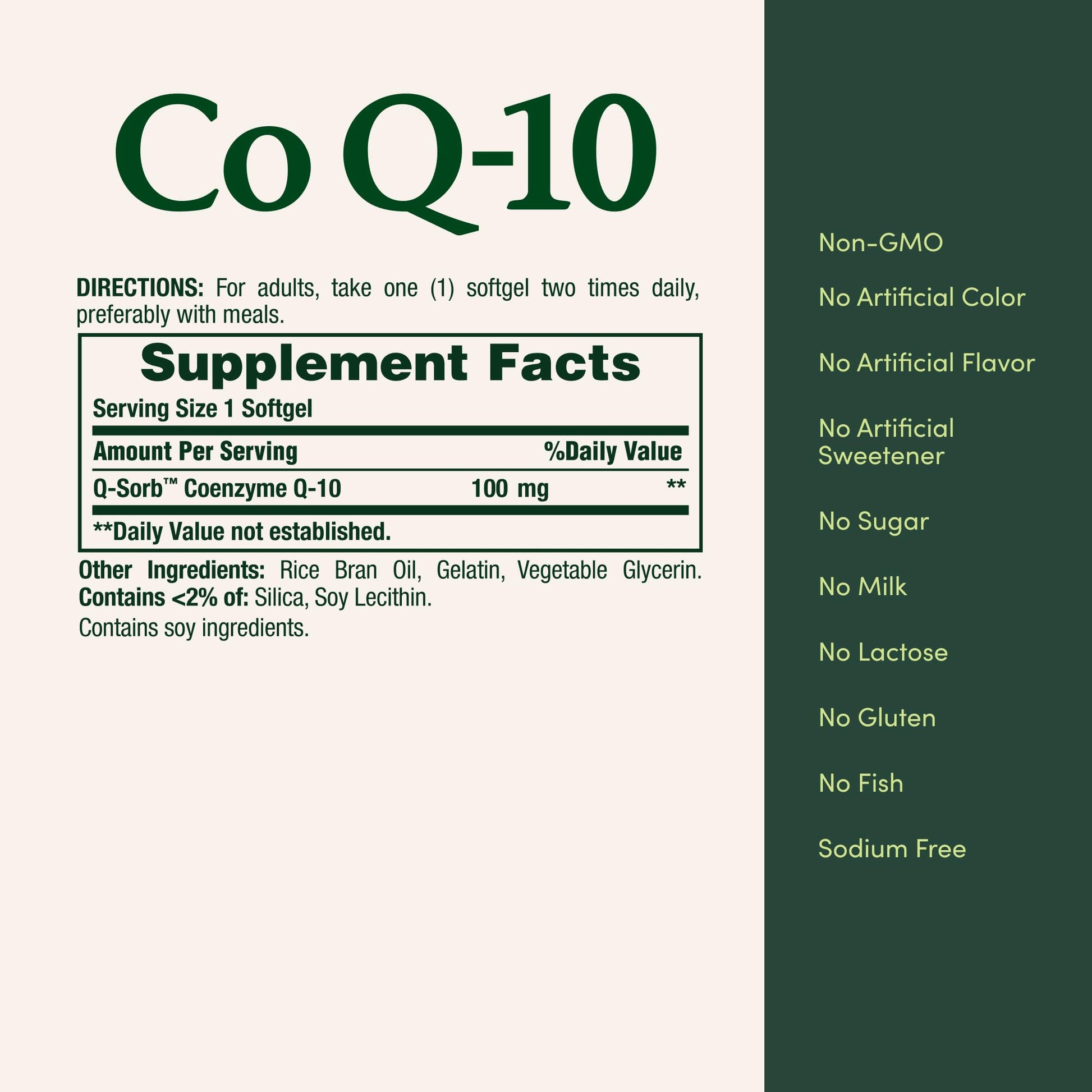 Nature's Bounty CoQ10, Helps Maintain Healthy Blood Pressure, 100 mg, Rapid Release Softgels, 75 Count Gsupps Australia
