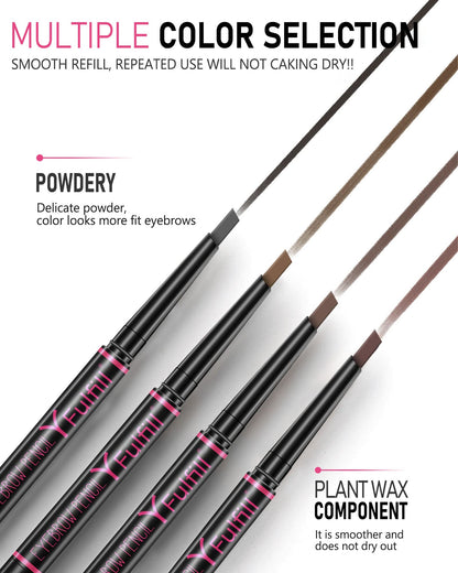 Yfulfill Gray Eyebrow Pencils for Older Women with Grey/Silver/White Hair YFulfill