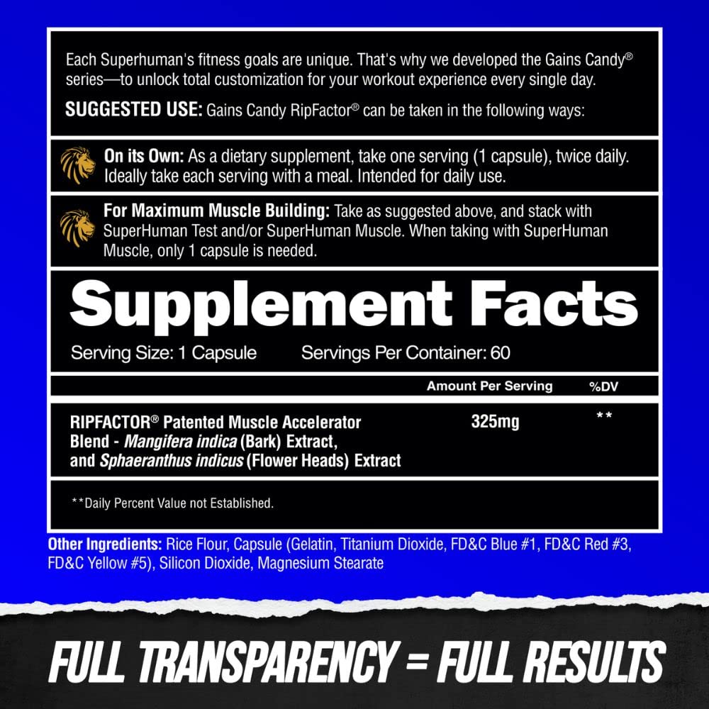 ALPHA LION Gains Candy, Pills that Support Weight Loss, Energy Supplements, 100% Natural Extract, Calorie Burning, Regulates Healthy Metabolism, 60 Capsules (Fat Loss - CaloriBurn®)