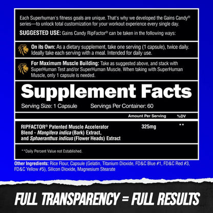 ALPHA LION Gains Candy, Pills that Support Weight Loss, Energy Supplements, 100% Natural Extract, Calorie Burning, Regulates Healthy Metabolism, 60 Capsules (Fat Loss - CaloriBurn®)