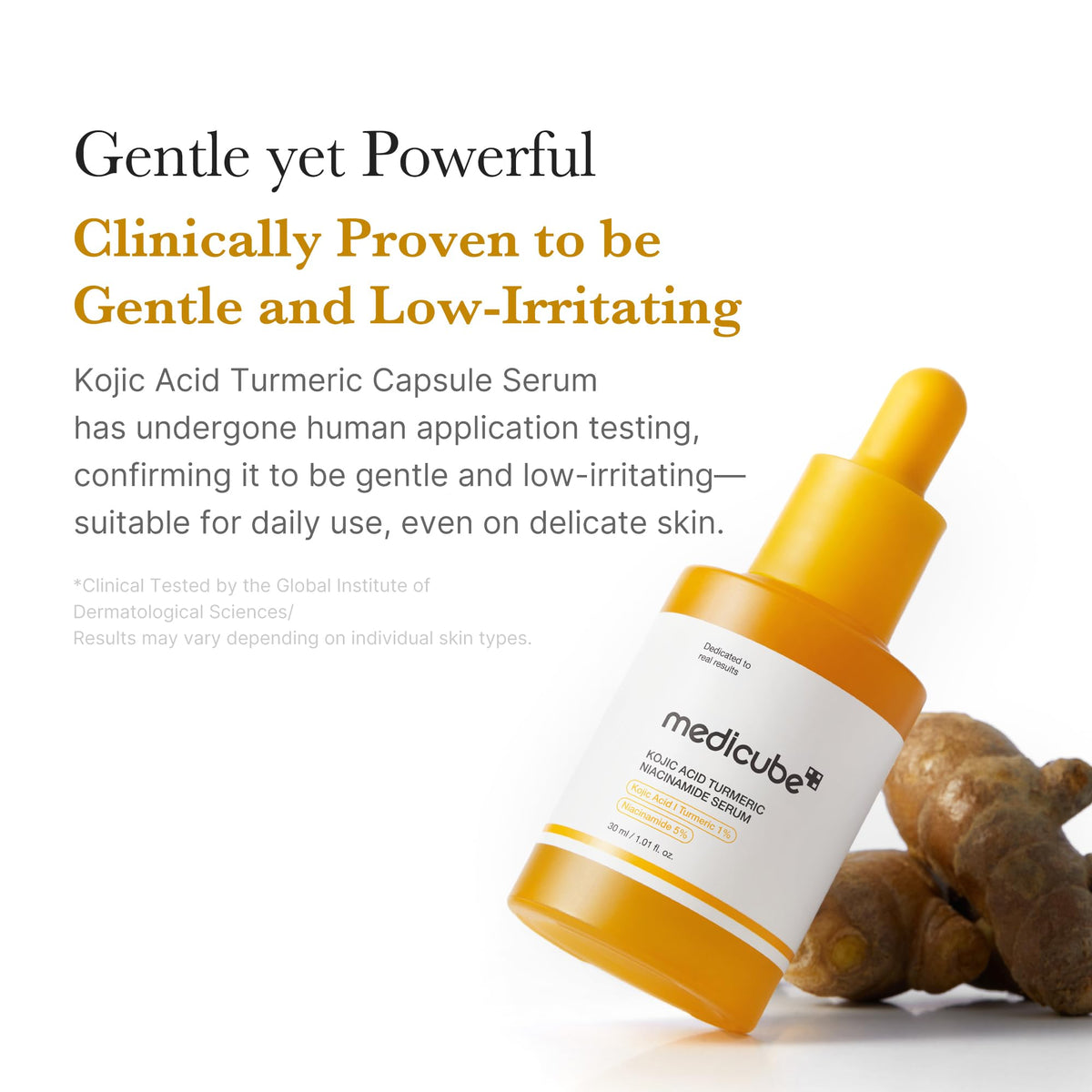 medicube Kojic Acid Turmeric Clarifying Capsule Serum for Troubled Skin medicube