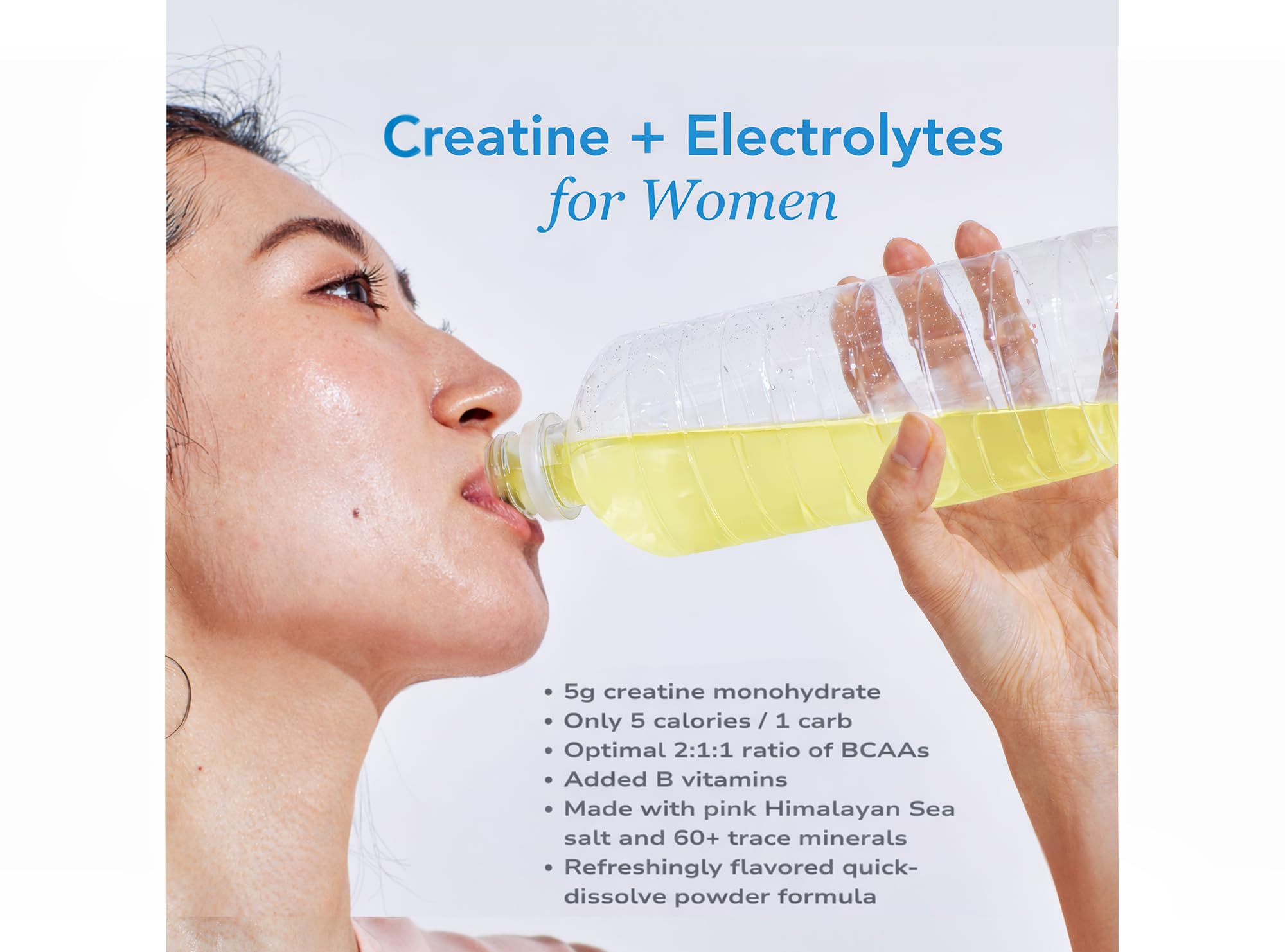 Zeal Naturals Creatine with Electrolytes & Brain Health Nootropics - 30 Servings | Women's Support for Energy, Strength, Focus, & Hydration with B Vitamins | Lemon Sorbet | Zero Sugar No Bloat Formula Zeal Naturals buy australia supplements
