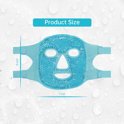 Cold Face Eye Mask Ice Pack Reduce Facial Puff, Dark Circles, Gel Hot Heat Cold Compress Pack, Face SPA Gift for Woman Sleeping ZNÖCUETÖD