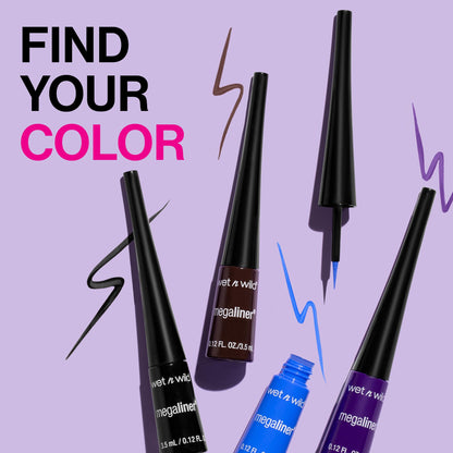 wet n wild MegaLiner Liquid Eyeliner - Black wet n wild