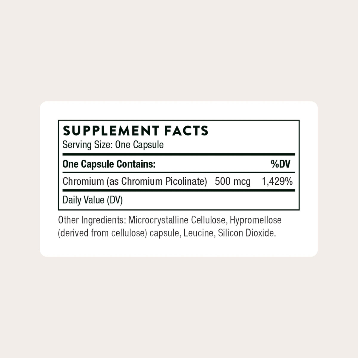THORNE - Chromium Picolinate - Essential Mineral Supplement for Healthy Metabolism Support - Supports Carbohydrate Cravings* THORNE