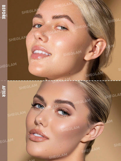SHEGLAM Sun Sculpt Cool Toned Liquid Contour Stick Long Lasting Cream Bronzer Makeup - 01 Soft Tan SHEGLAM