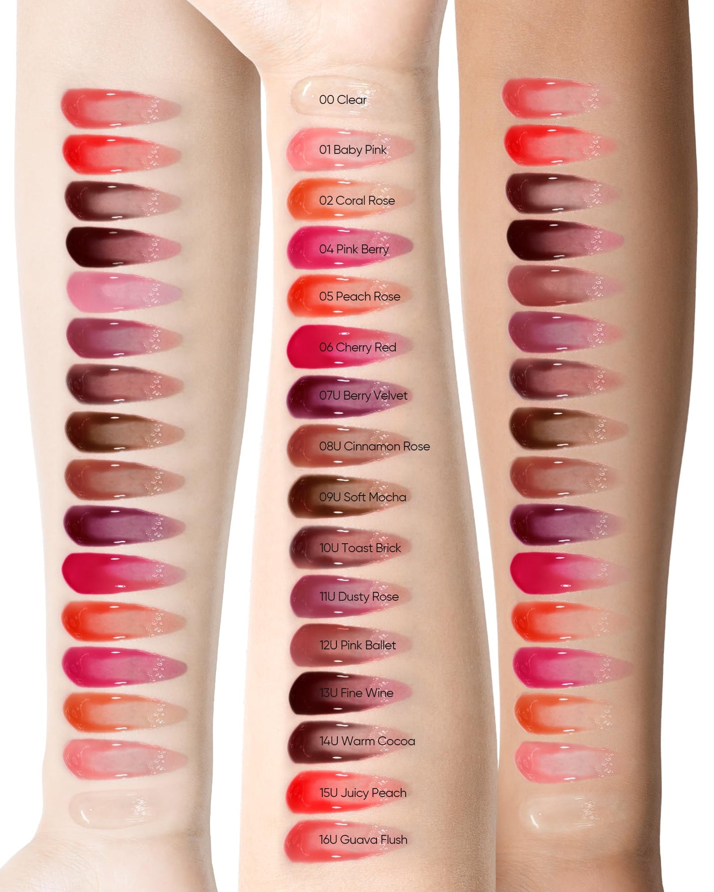 SKINTIFIC Peptide Brightening Lip Serum, Hydrating & Plumping Tinted Lip Gloss, Moisturizing Lip Balm with Polypeptides SKINTIFIC