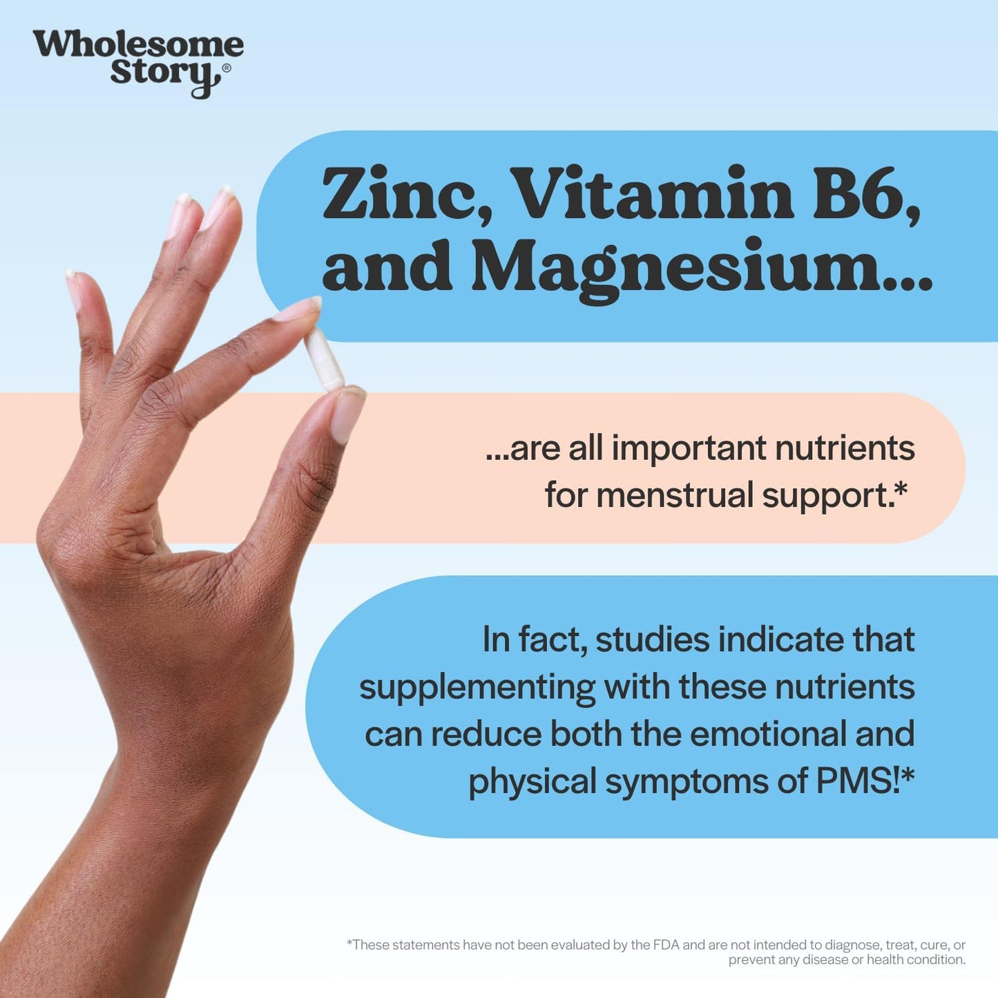 Spearmint + Zinc, Magnesium & VIT B6 | Organic Spearmint Capsules + Zinc Picolinate Magnesium Glycinate & Vitamin B6 Bundle Supplement | Supports Hormones, Fertility & Digestion | 30 & 120 Day Supply