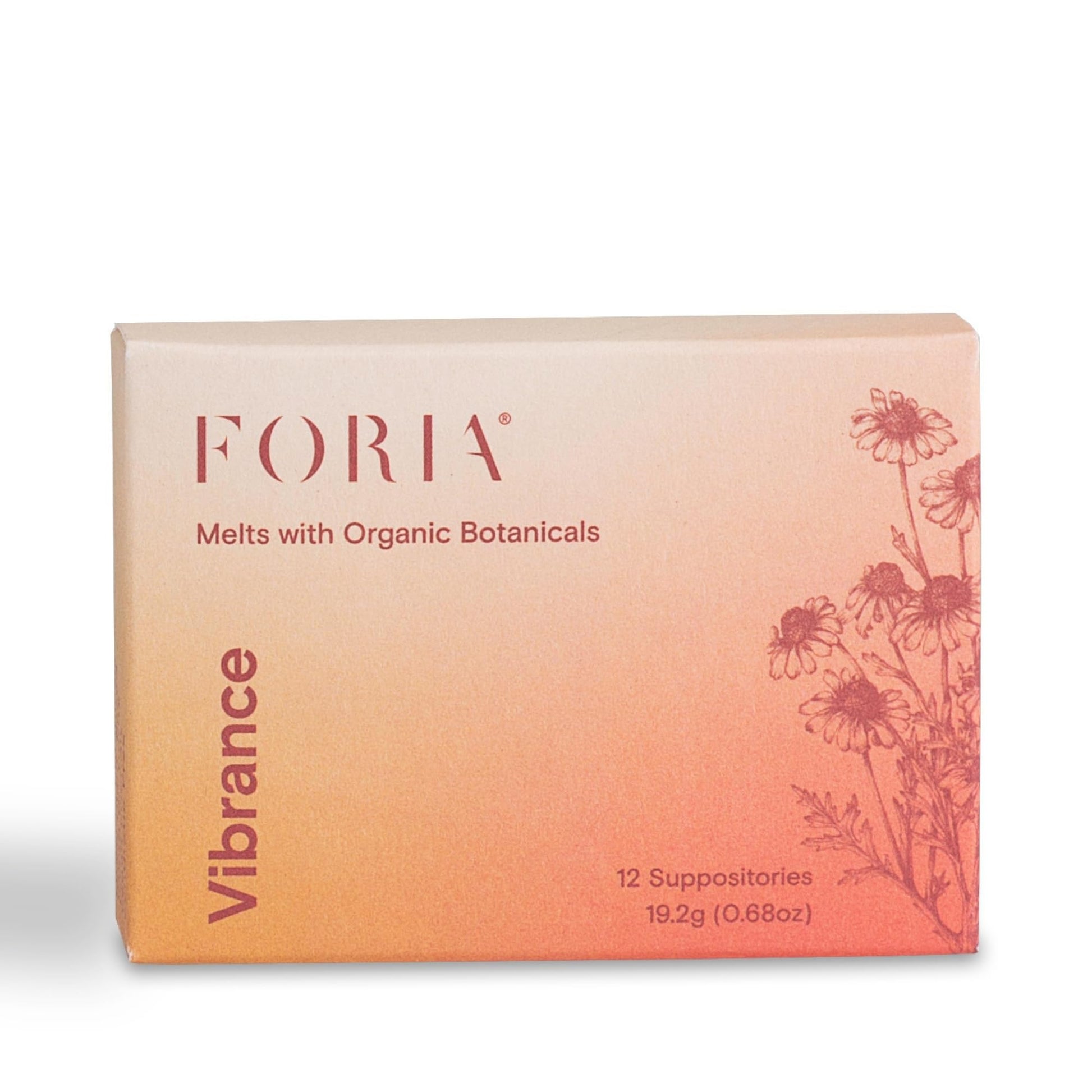 FORIA Vibrance Melts - Organic, Fragrance- Free, Natural Moisturizing Vaginal Suppositories - 12 Count FORIA buy australia supplements