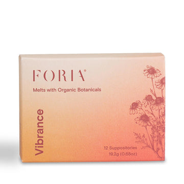 FORIA Vibrance Melts - Organic, Fragrance- Free, Natural Moisturizing Vaginal Suppositories - 12 Count FORIA buy australia supplements