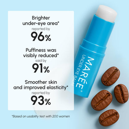 MAREE Under Eye Balm Stick Hydrating – Retinol Caffeine Under Eye Brightener Stick for Older Women – Collagen Undereye Cream MAREE