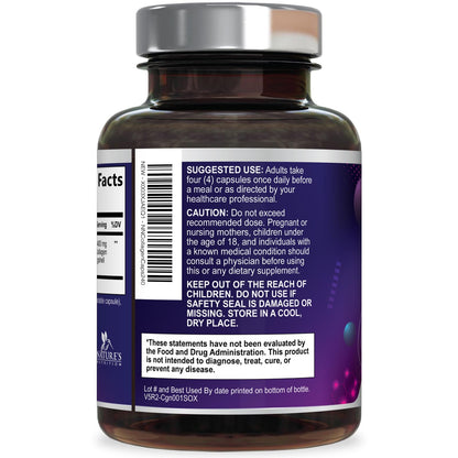 Multi Collagen Pills - Multi Collagen Complex 2400 mg Per Serving - Types I, II, III, V, X - Hydrolyzed Collagen Peptides Supplement - Hair, Skin & Nail Support Nature's Nutrition