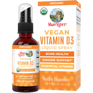 MaryRuth Organics Vitamin D USDA Organic | VIT D3 Liquid | Sugar Free | Liquid VIT D Spray Immune Support for Adults & Kids | Bone Health| Vegan | Gluten Free | Non-GMO | 30 Servings MARYRUTH'S buy australia supplements