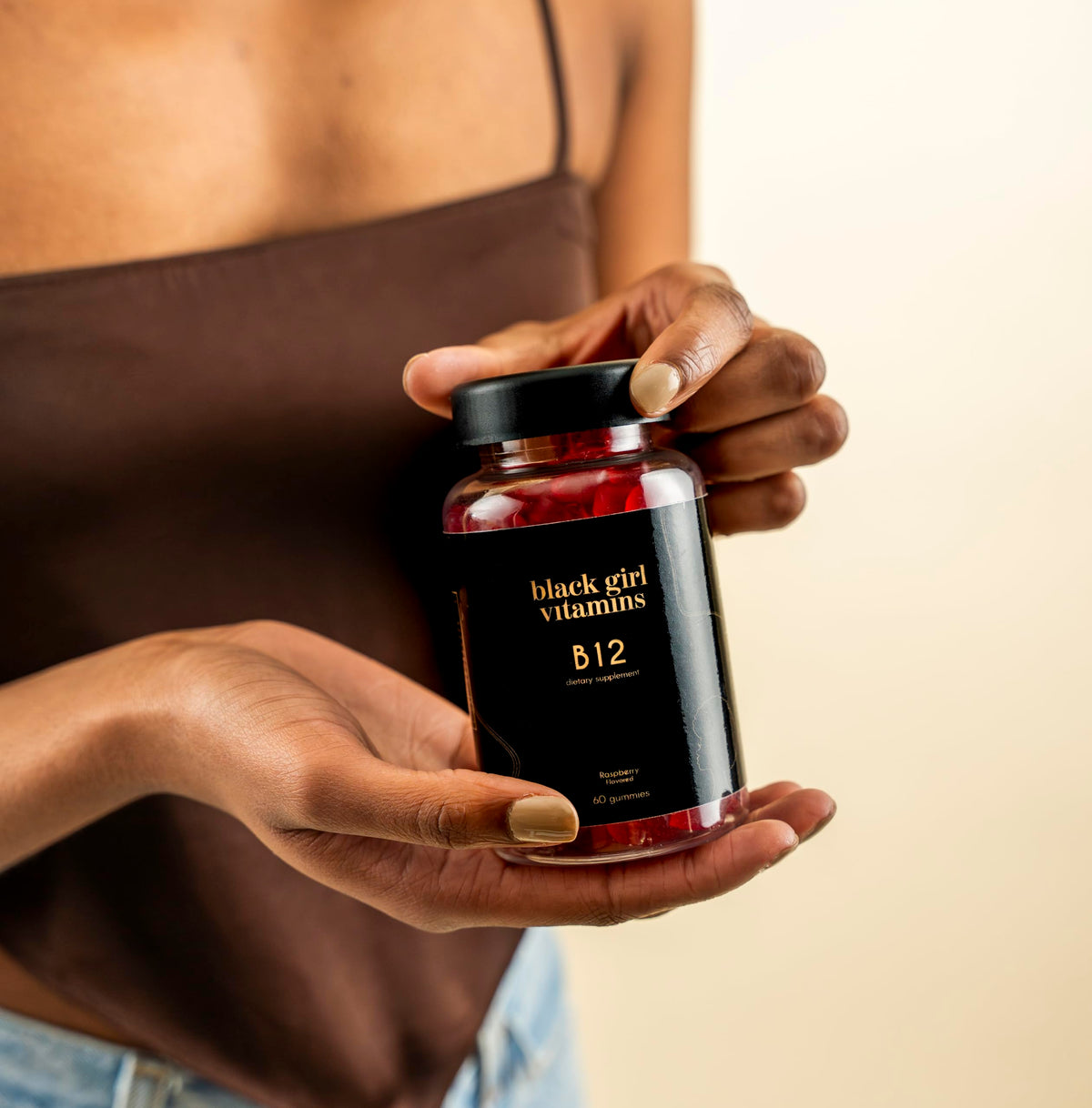 Black Girl Vitamins - Vitamin B12 Gummies, for Energy, Metabolism & Nervous System Support, 1000 mcg Cyancobalamin B12 per Serving Black Girl Vitamins