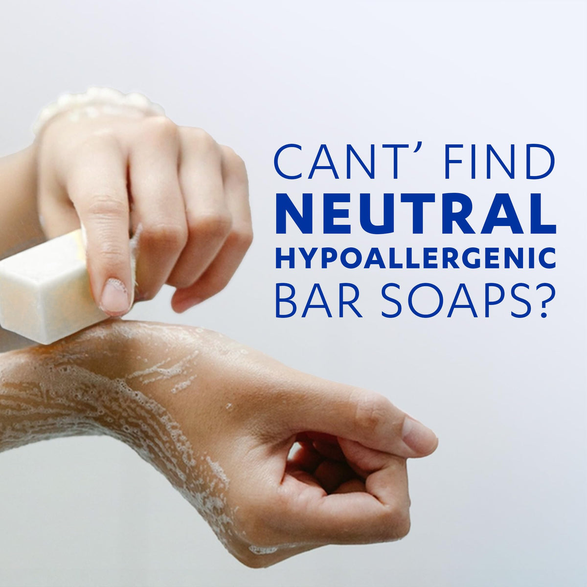 Grisi Neutral Bar Soap |Hypoallergenic | 3.5 oz | 6-Pack Grisi