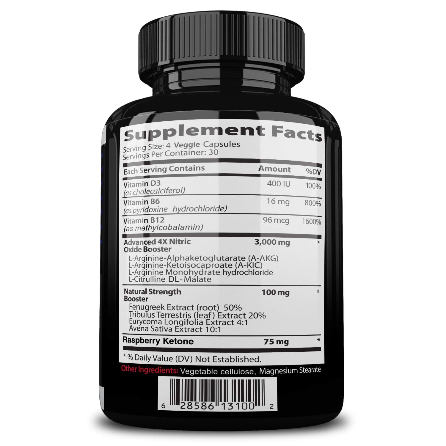 NITROCUT Pre Workout Supplement -120 Capsules - Nitric Oxide Supplements - l arginine NITROCUT buy australia supplements