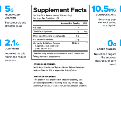 LEGION Recharge Post Workout Drink - Micronized Creatine Monohydrate Natural Post Workout Recovery Drink - Muscle Builder & Recovery Booster Post Workout Supplements (Strawberry Lemonade, 30 Servings)