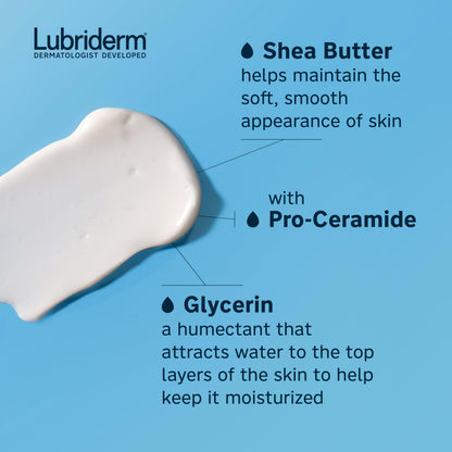 Lubriderm Daily Moisture Body Lotion + Pro-Ceramide, 24 fl. oz Lubriderm