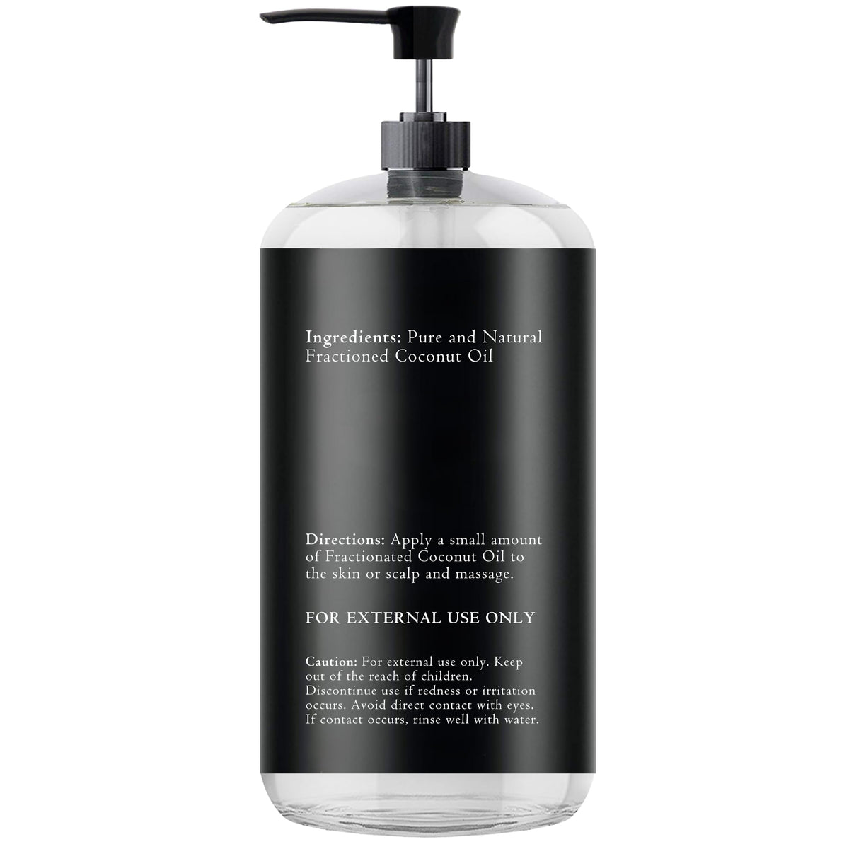 Fractionated Coconut Oil- Lightweight, Non‑Greasy Skin & Massage Oil for Soft, Silky Feel – 100% Natural, A Very Long-Lasting Glide, Fast‑Absorbing Personal Care Oil, No Scent, 16.9 Fl Oz (500ML) Essentially KateS
