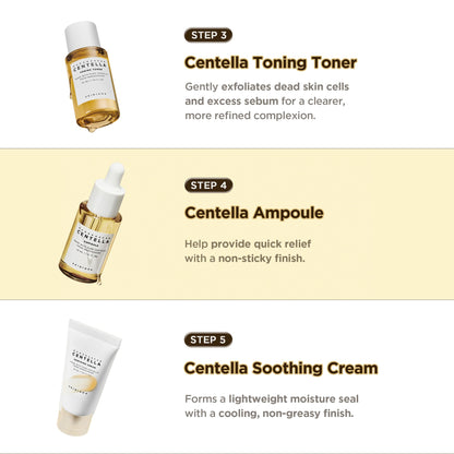 SKIN1004 Centella Travel Kit, Korean Skin Care Set of 5, Travel Size SKIN1004