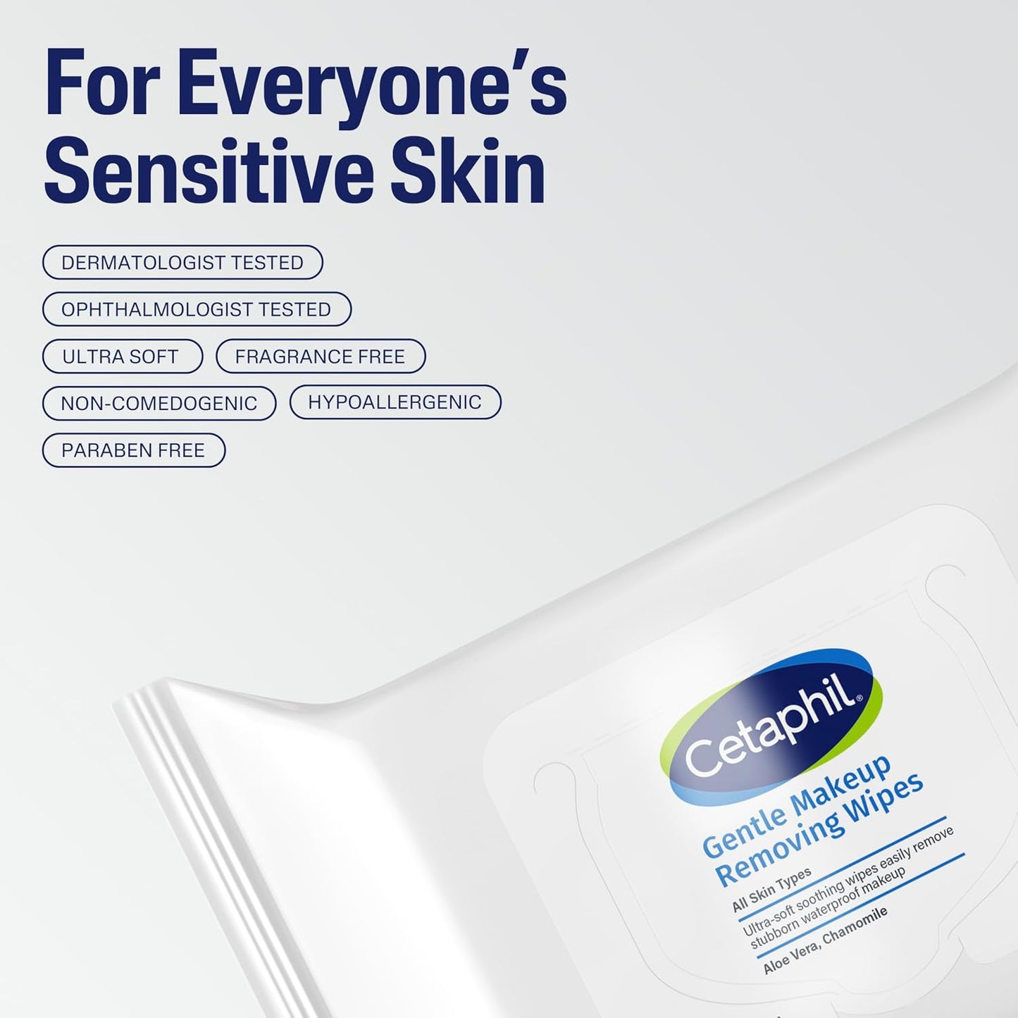 Cetaphil Gentle Makeup Remover Face Wipes, Fragrance Free, 25 Count | Sensitive skin safe, alcohol-free, fragrance-free, daily facial cleansing, removes makeup, dermatologist recommended Gsupps Australia