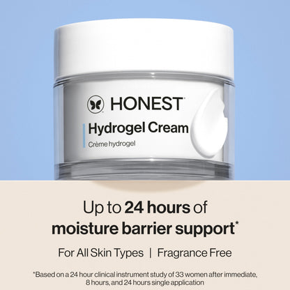 Honest Beauty Hydrogel Cream with Hyaluronic Acid, Lightweight Moisturizing Water, Gentle for Sensitive Skin Honest Beauty