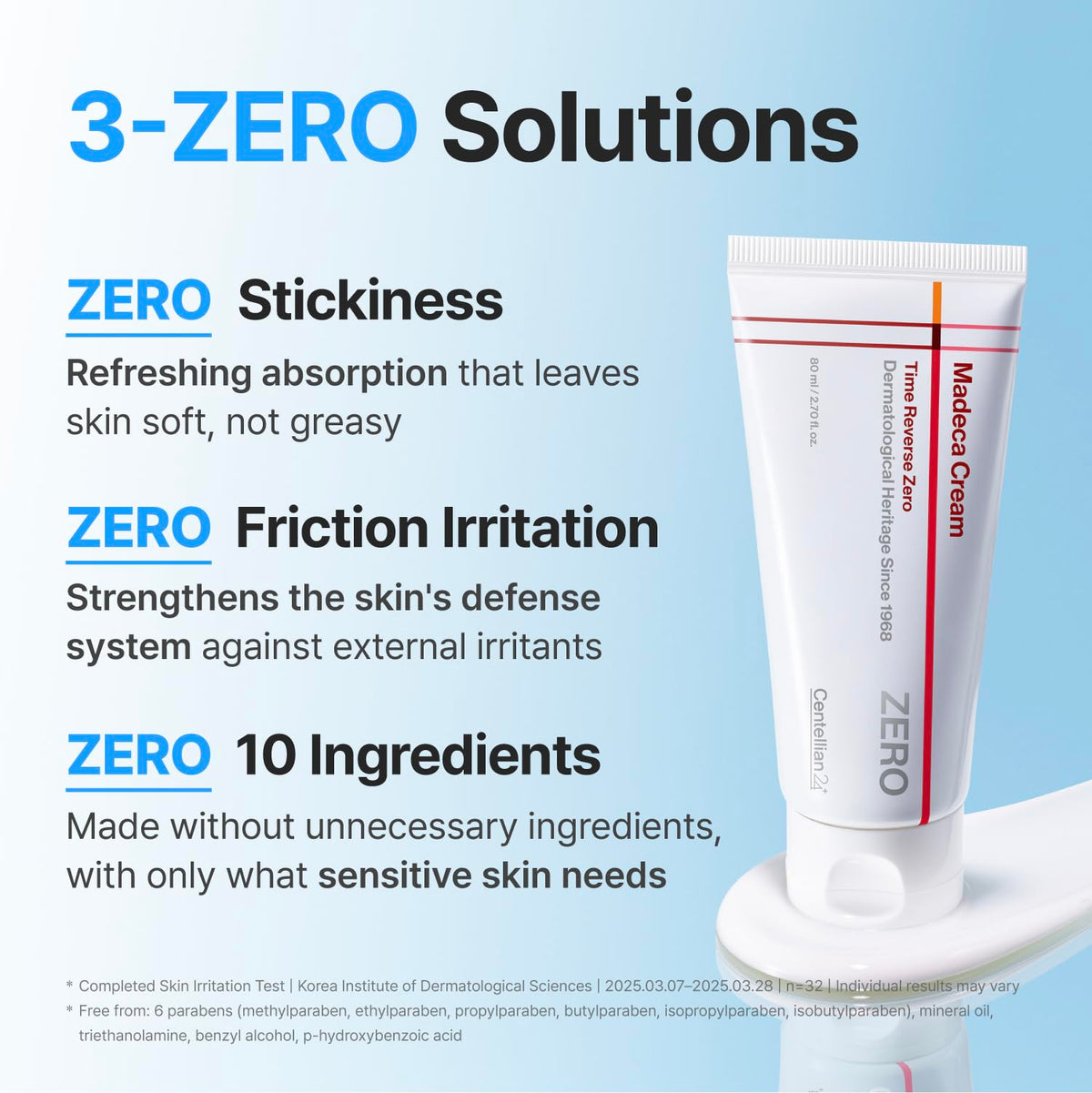 CENTELLIAN 24 Madeca Cream Time Reverse Zero, TECA Moisturiser, 2.70 fl oz CENTELLIAN 24