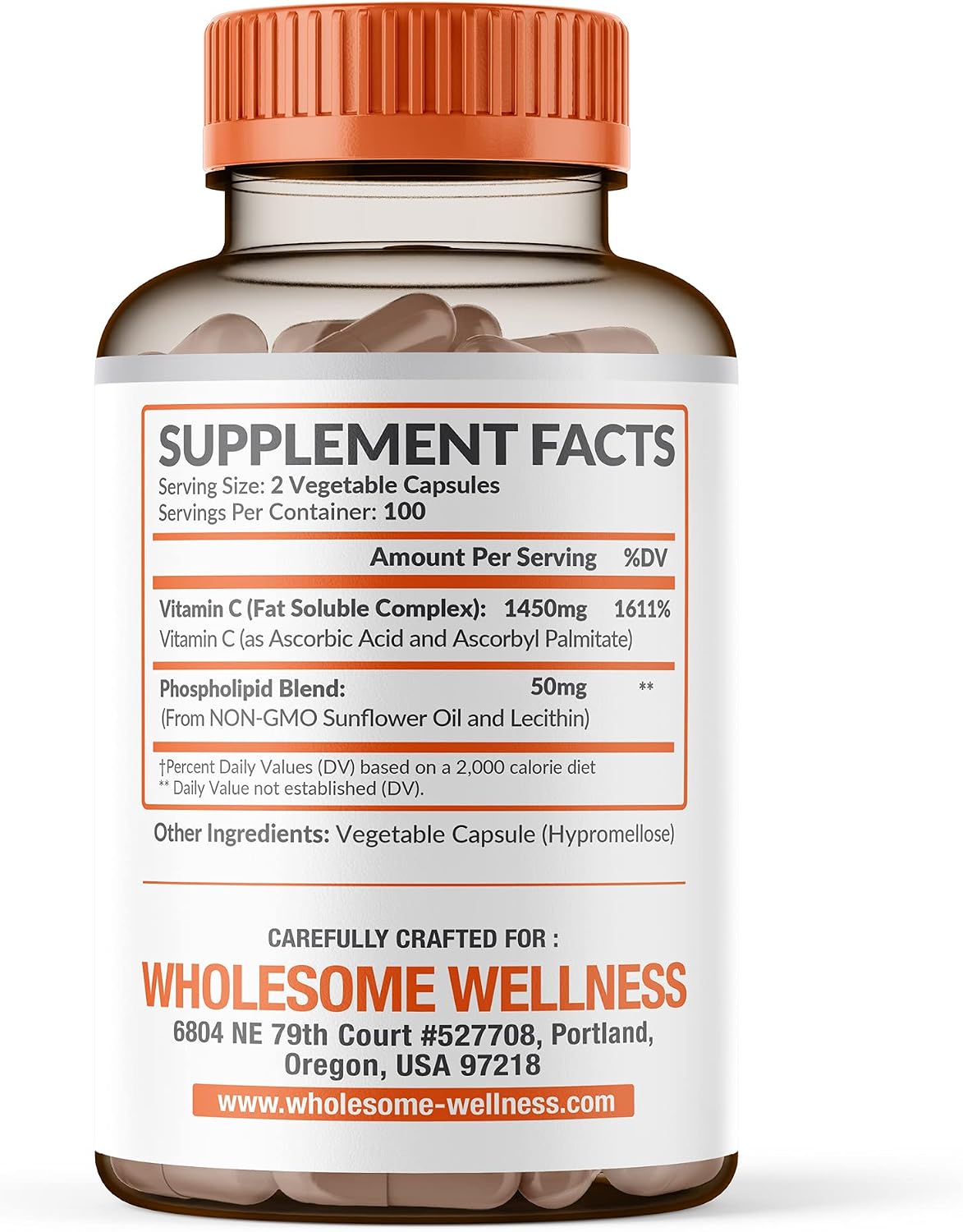 Wholesome Wellness Liposomal Vitamin C Capsules + Multi Collagen Protein Powder Hydrolyzed Bundle Gsupps Australia