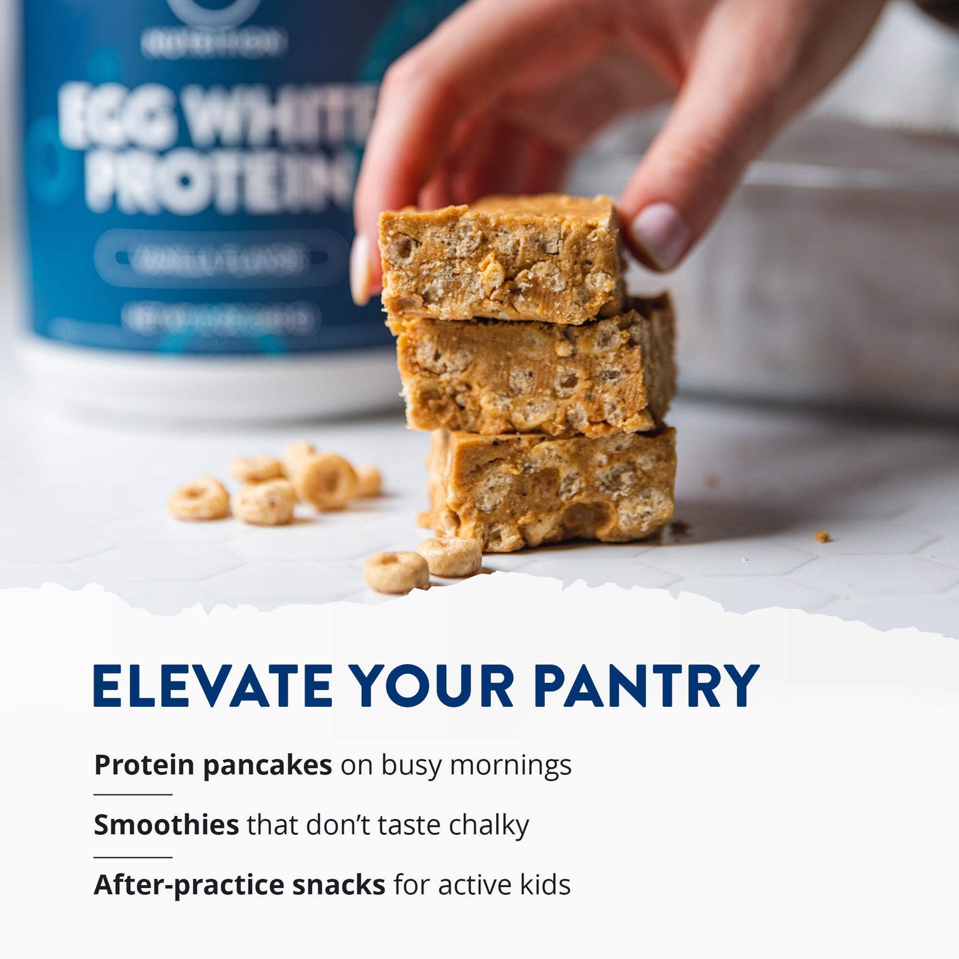 MRM Nutrition Egg White Protein - Sugar Free Vanilla Flavored Powder, 23g Fat-Free Protein with Digestive Enzymes, Free of Dairy, Gluten, and Soy, High Biological Value - 20 Servings MRM buy australia supplements