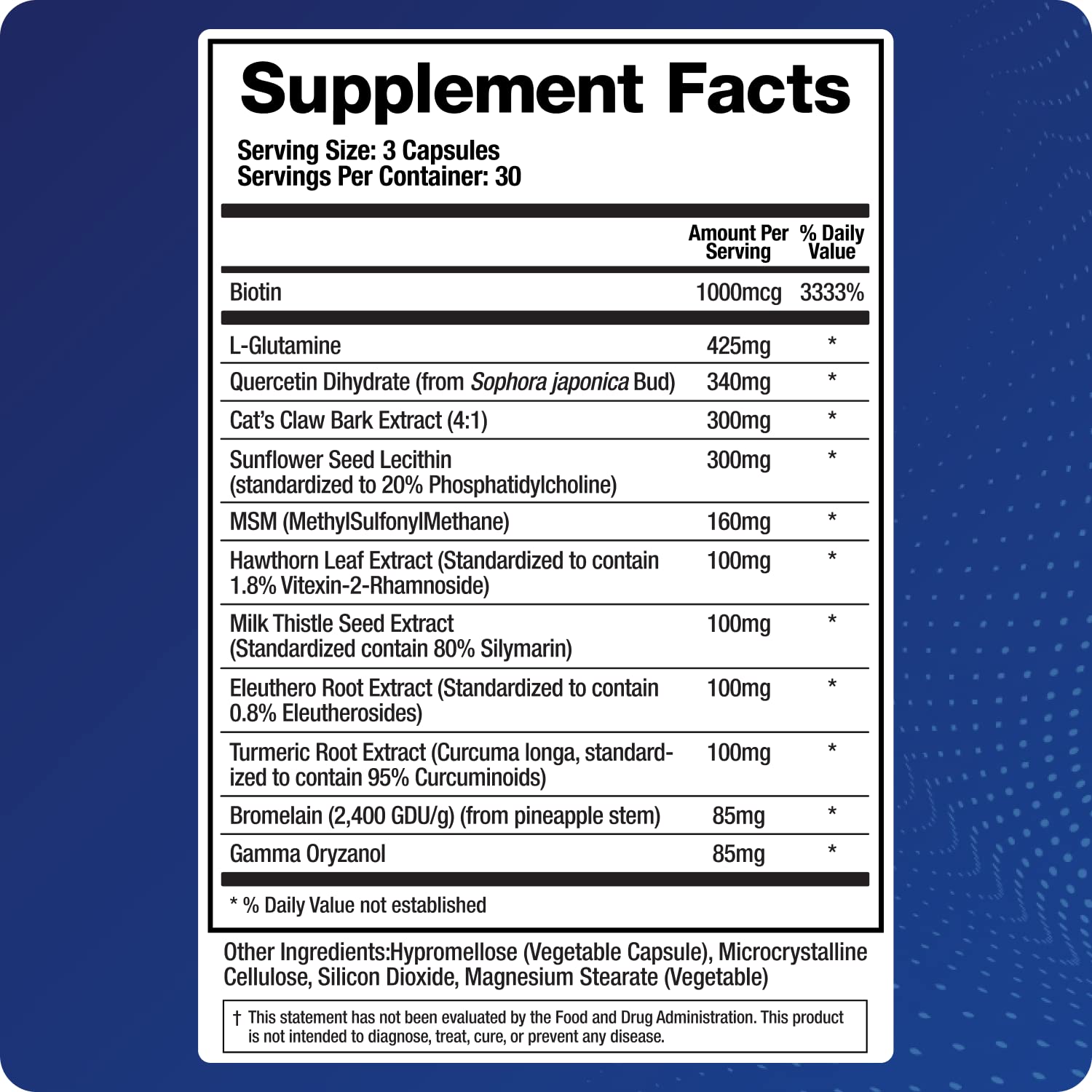 BioMatrix Leaky Gut Repair Supplement w/Glutamine, Quercetin, Cat's Claw, MSM, SIBO, Prebiotic Support, Intestinal Barrier Revive for Men and Women | 60-Day Supply – Leaky Gut-X BioMatrix buy australia supplements