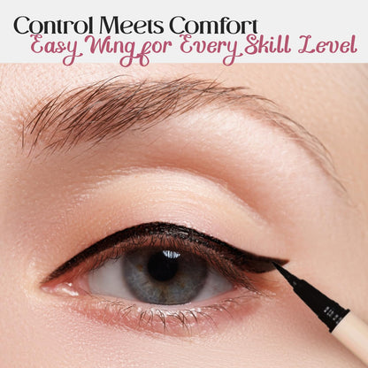 Waterproof Liquid Eyeliner Pen (Black) – No Smudge, Up to 24 Hour Wear M2U NYC