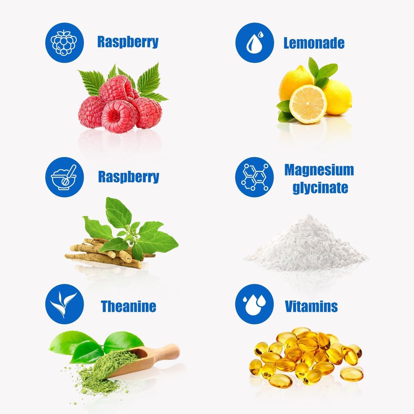 Loroc'e UltraCalm Super Cortisol Reducer Drink, Magnesium Glycinate (30 Servings), L-theanine, Ashwagandha, Vitamin D, No Sugar, Loroc'e