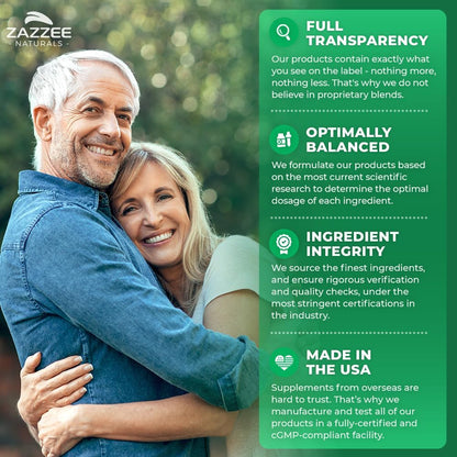Zazzee Extra Strength Boswellia 10:1 Extract, 180 Capsules, 6 Month Supply | 65% Boswellic Acid, Vegan, Boswellia Serrata, Joint Comfort, Mobility & Flexibility Support, Non-GMO, Made in the USA Gsupps Australia