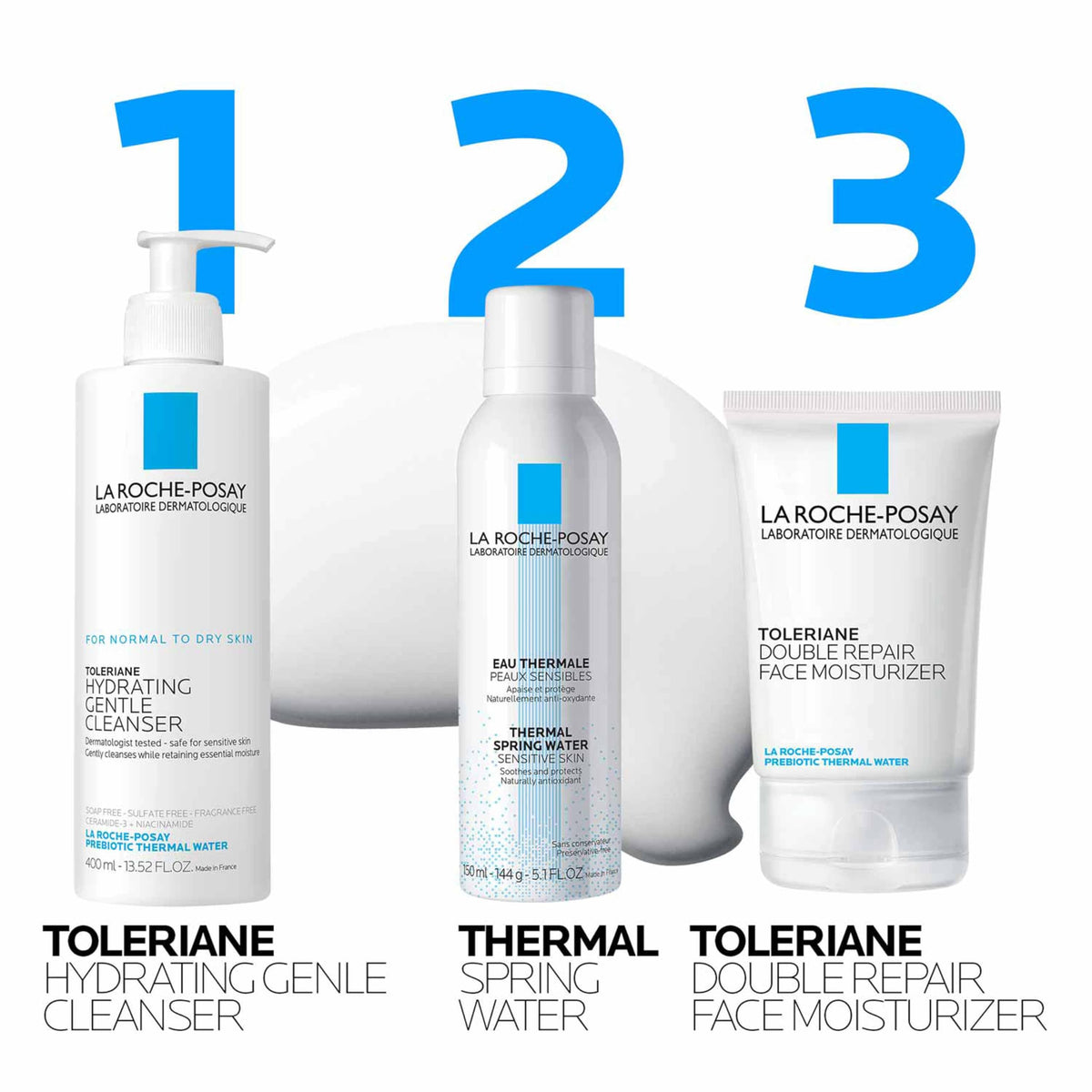 La Roche-Posay Toleriane Hydrating Gentle Facial Cleanser, 13.52oz La Roche-Posay