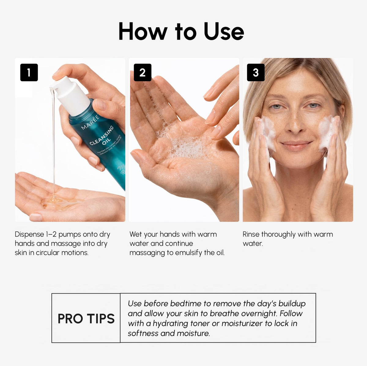 MAREE Deep Cleansing Oil – Makeup Remover for Sensitive Skin MAREE