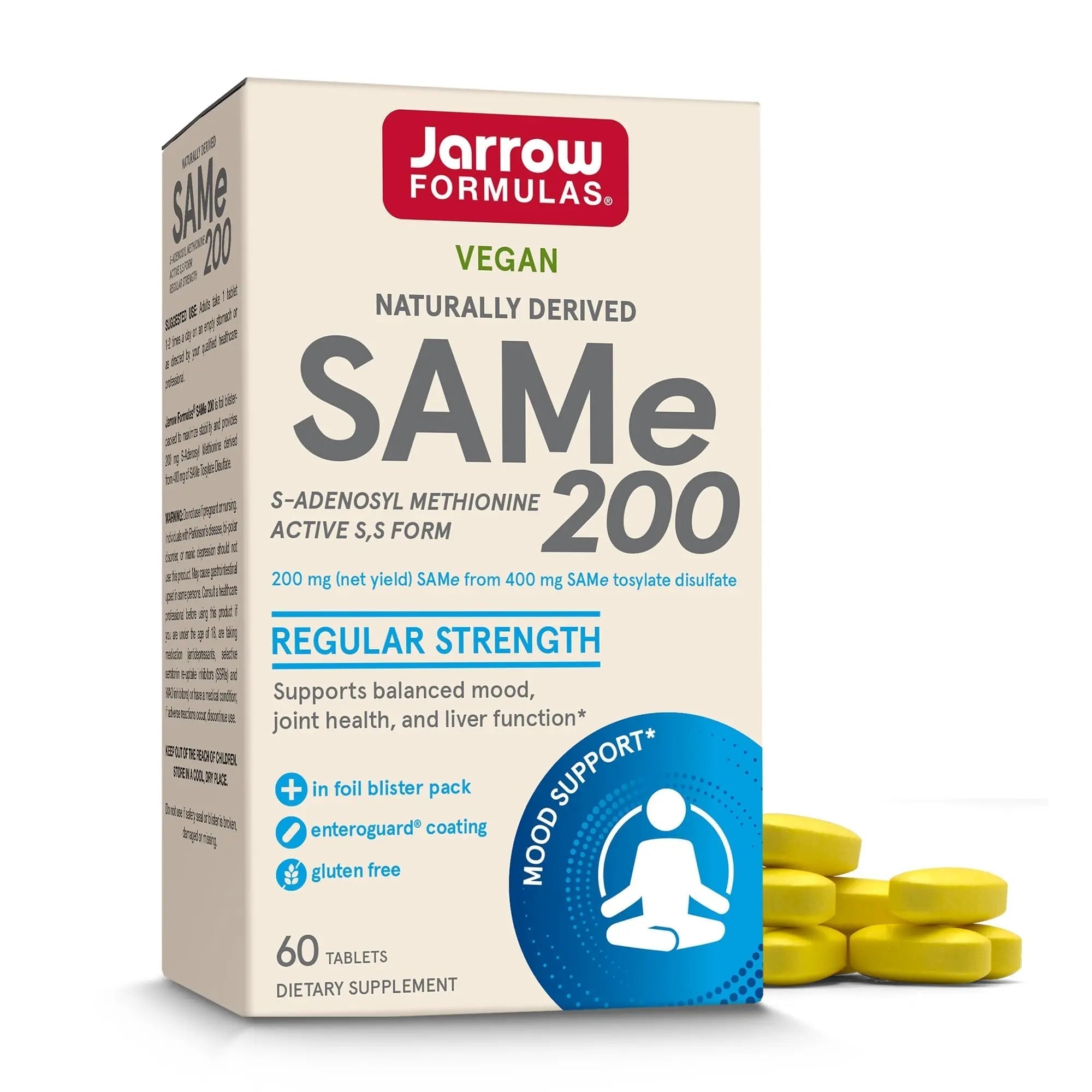 Jarrow Formulas® Same 200 mg, Supports Joint Health, Liver Function, Brain Metabolism, 60 Tablets, Up to A 60 Day Supply Jarrow Formulas buy australia supplements