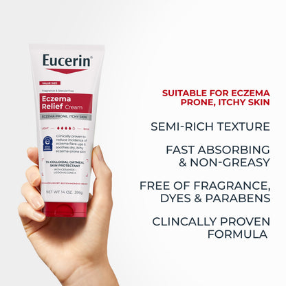 Eucerin Eczema Relief Cream and Body Wash, 13.5 FL OZ Eucerin