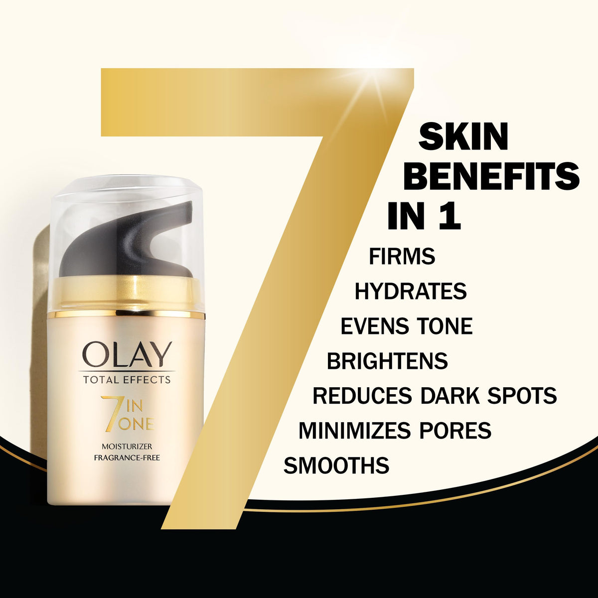 Olay Total Effects Face Moisturizer, Fragrance-Free, 1.7 fl oz Olay