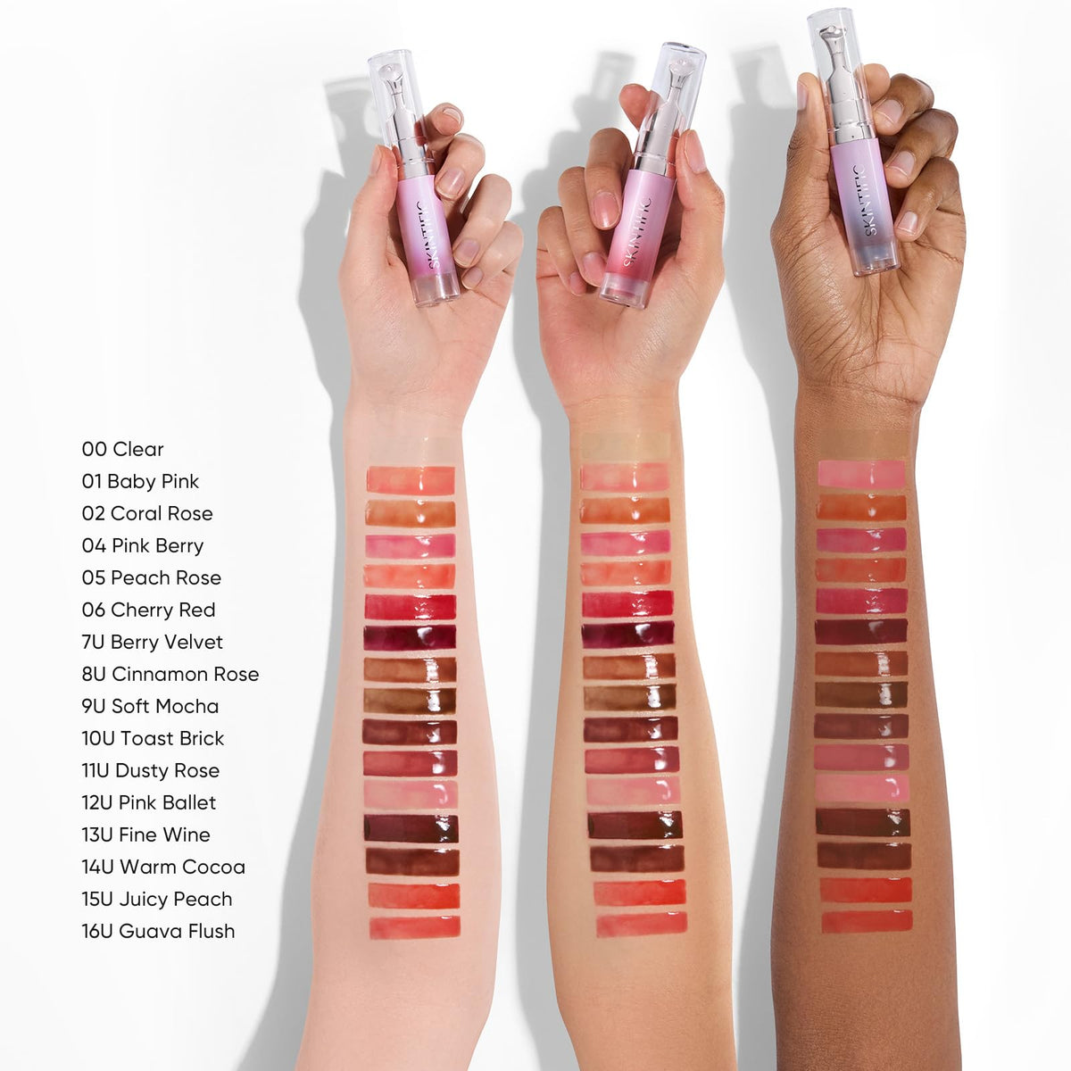 SKINTIFIC Brightening Lip Serum, Hydrating, Plumping & Glossing SKINTIFIC