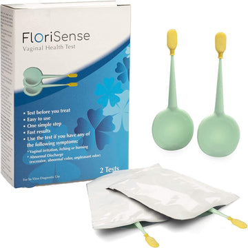 FloriSense Vaginal Health pH Test Kit - OTC Vaginal Acidity Test - Bacterial Vaginosis and Yeast Infections - 2 Swabs, Detect Feminine Imbalance - Before You Treat, Easy to Read Results in Seconds FloriSense buy australia supplements