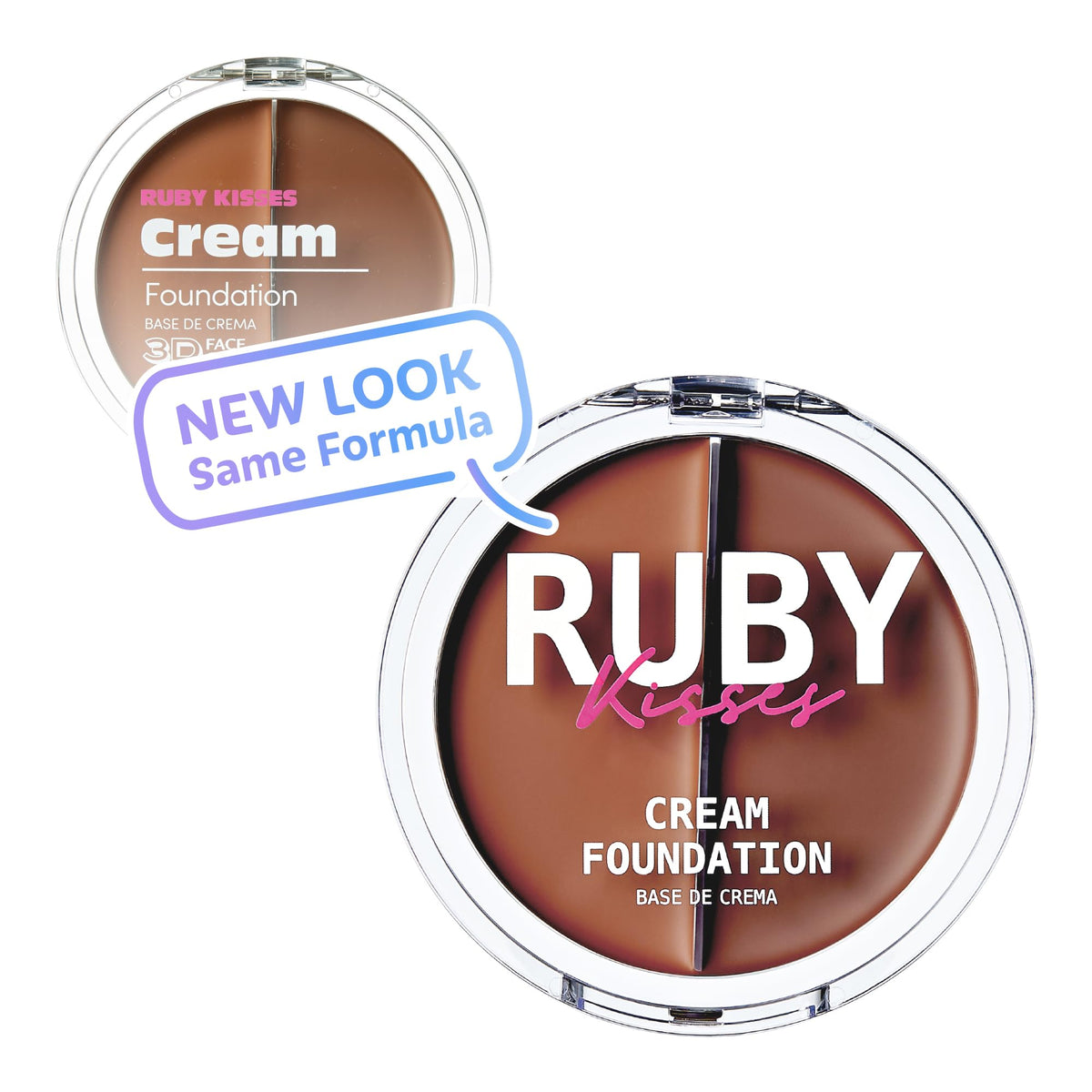Ruby Kisses 3D Face Creator Cream Foundation & Concealer, 12 Hours Long Lasting, Medium to Full Coverage, Non-Greasy, Ideal for Makeup & Contour Palette (Level 15) Ruby Kisses