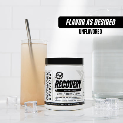 Outwork Nutrition Post Workout Recovery Powder - Creatine Monohydrate, KSM-66 Ashwagandha & Tart Cherry - Speeds Recovery, Eases Soreness - Creatine Powder for Men & Women, Orange Sherbet, 230 Gr