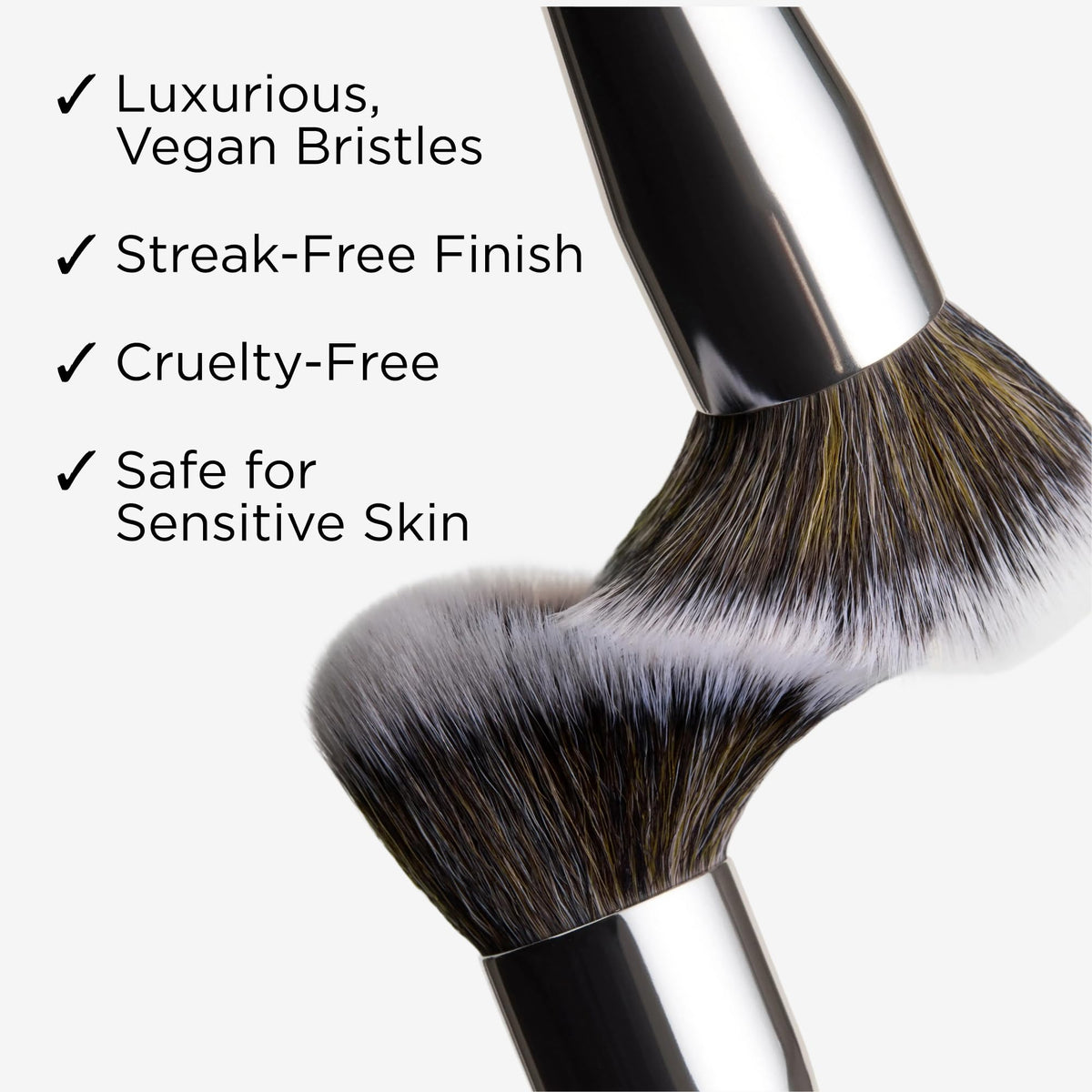 Haleys Kabuki Foundation Brush, Soft Bristles, Seamless Blending, Vegan HALEYS