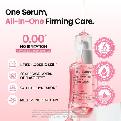 BIODANCE Firming Collagen Peptide Face Serum for Anti-Aging, 1.01 fl. oz. BIODANCE